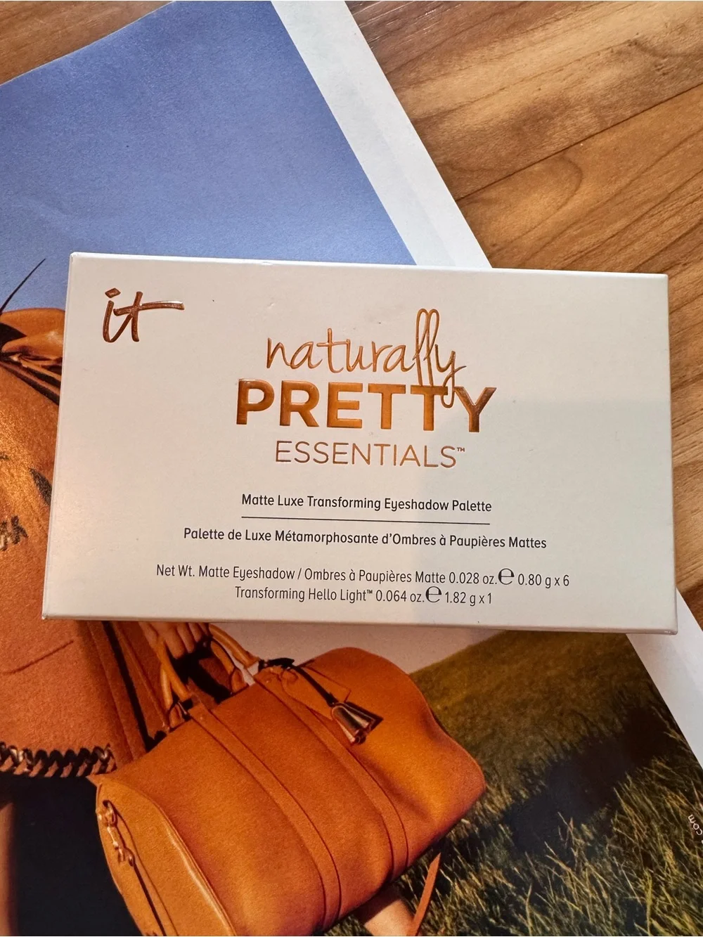 IT Cosmetics Naturally Pretty Essentials Matte Eyeshadow Palette New in Box
